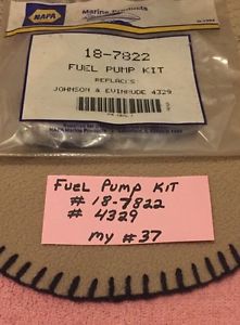 Johnson/  evinrude outboard- fuel pump kit #18-7822 / #432962  - (my #37)