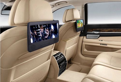 Car screen portable in car dvd player usb headrest mounts 7.8 inch full hd tft