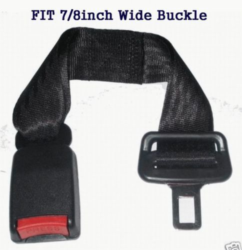New 360mm ( 14&#034;)seat belt extension extender for 7/8inch wide buckle black color