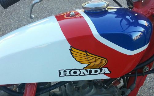 Honda fuel tank wings cr mt xl xlr mr  xr sl decal stickers 125 250 vintage