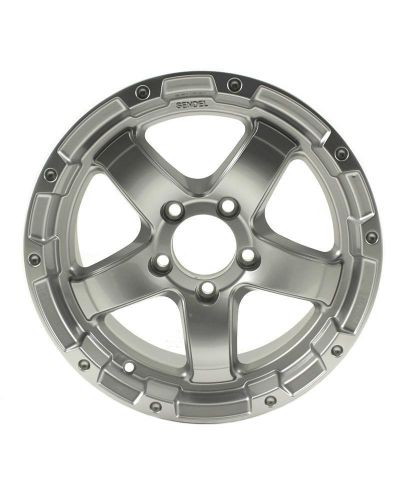 14x5.5 5-lug on 4.5&#034; aluminum t08 trailer wheel silver - t08-45545s-wa4t83