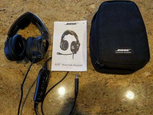 Bose a20 bluetooth helicopter aviation headset