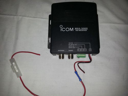 Icom marine ais receiver w/real-time vessel traffic information mxa5000 receiver