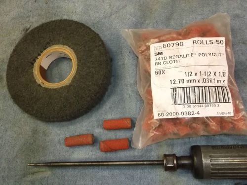 Porting rolls 3m, valve stem polishing wheel norton, combo, nt sunnen, kwik way