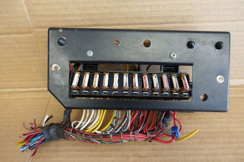 Porsche 914 fuse relay panel - from a driving car