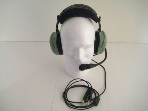 Refurbished david clark deluxe aviation headset h20-10 with volume control