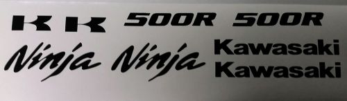 Ninja 500r ex500  fairing decal sticker  8 piece set