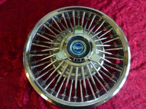 1965 1966 1967 ford mustang fairlane galaxie spinner wire hubcap 14&#034; 65 66 67