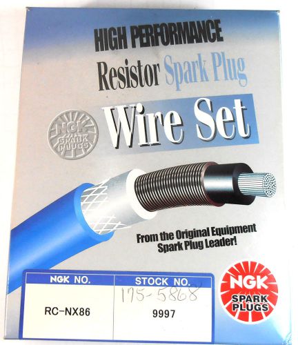 Ngk rc-nx86 (9997) high performance resistor spark plug wire set
