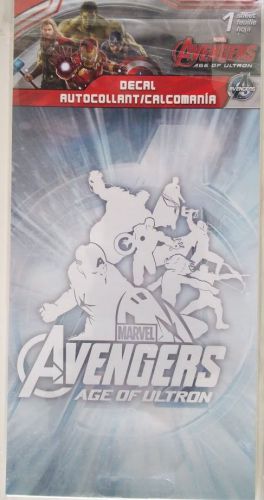 Avengers: age of ultron car decal (marvel) - may 2015 lootcrate. white