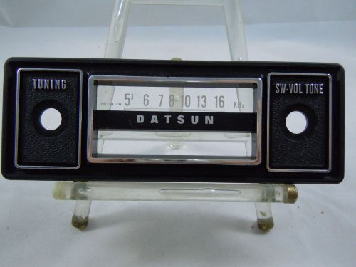 Datsun nissan am radio face plate oem factory nissan hitachi (2)