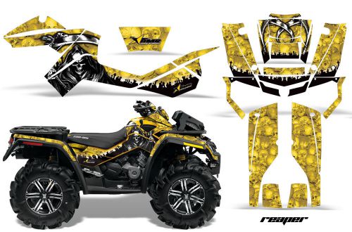 Can-am outlander xmr graphic kit 500/800 amr decal atv sticker part reaper y