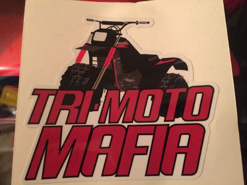 Tri-moto mafia decal black and red 225dx 225dr ytm 200
