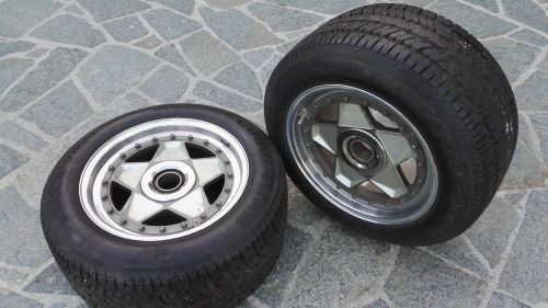 Original rear wheels (rims + tires) ferrari 288 gto - 1984