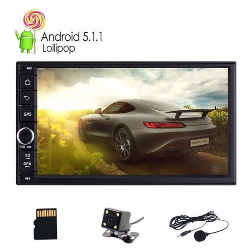 Android 5.1.1 universal car radio capacitive touch screen gps quad-care 1024*600