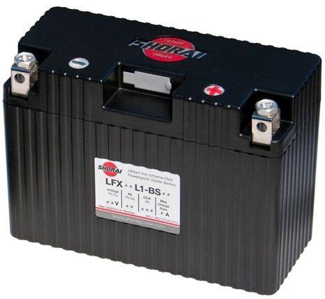 Shorai  lightweight powerful lithium battery  lfx18l1-bs12  replaces yb16al-a2
