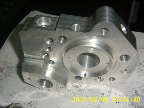 Custom cnc machining 3d rapid prototyping for flange pumps parts services