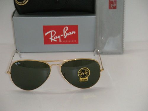 Hot sunglasses gold/green mirror lens 58mm a01