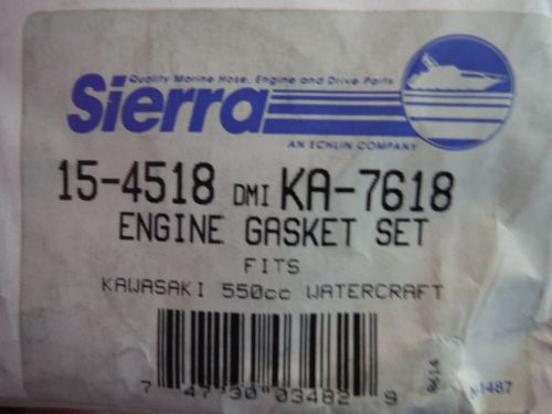 New sierra 15-4518 engine gasket set kawasaki fits 550cc watercraft