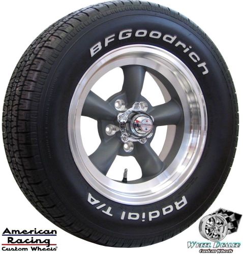 15&#034; american racing torq thrust d wheels &amp; bfg tires chevy chevelle 1966 1967