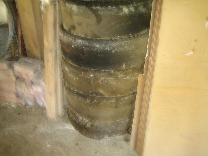 Old stock car tires