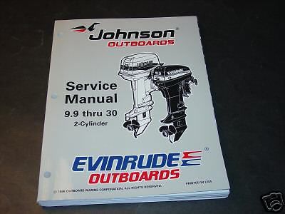 1997 omc outboard motor 9.9 thru 30 hp service manual