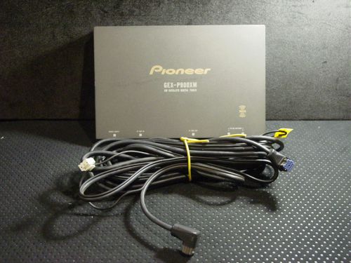 Pioneer gex-p900xm sirius xm satellite radio hideaway receiver system old school