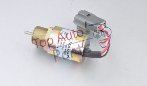 Fuel flameout solenoid valve for mini shovel mitsubishi l2e-61gs 30a87-00040,12v