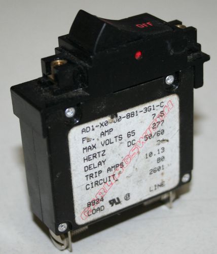 Carling ad1 series circuit breaker 7.5 amp - red