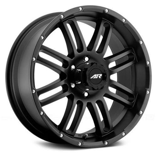 20 inch black rims wheels chevy silverado 1500 tahoe suburban ar901 set 4 6 lug