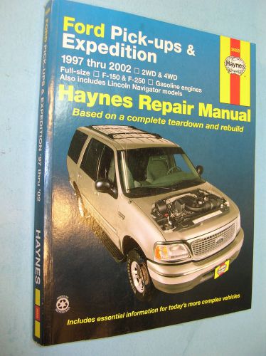 1997 thru 2002 ford pick-ups, expedition, lincoln navigator haynes repair manual