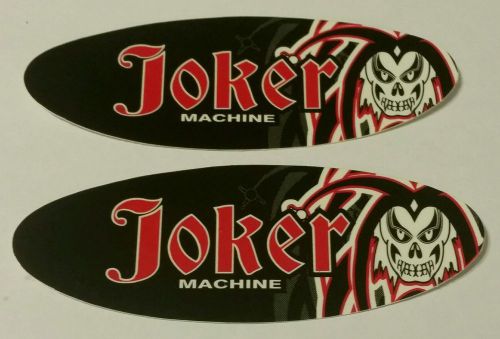 Joker machine racing decals stickers motocross superbike offroad bike harley hog