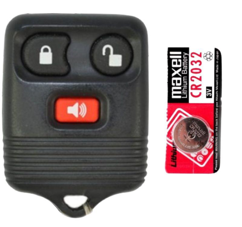 Brand new ford 3 but keyless entry key remote fob clicker beeper + free battery