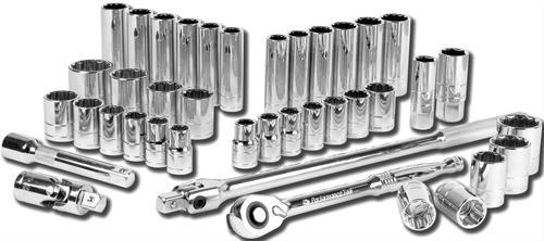 Performance tool 40-piece 1/2 in. drive mechanics tool set w32905