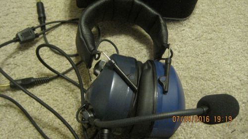 Skylite sl-800 aviator headset with case