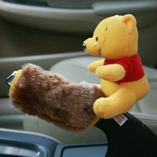 Car hand break handle stick cover decoration accessories / winnie the pooh