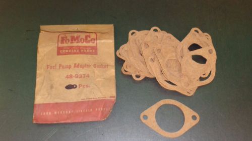 Lot of (36) new nos oem ford fuel pump adapter gasket 48-9374 1938-1942 mercury