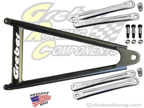 New grc 13 5/8&#034; standard sprint car jacobs ladder steel single hole w/ straps