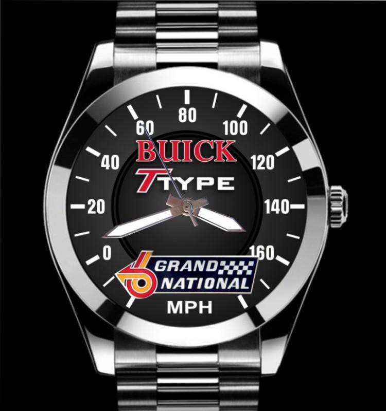 Buick 1987 grand national t type speedometer mph gauge chrome stainless watch  