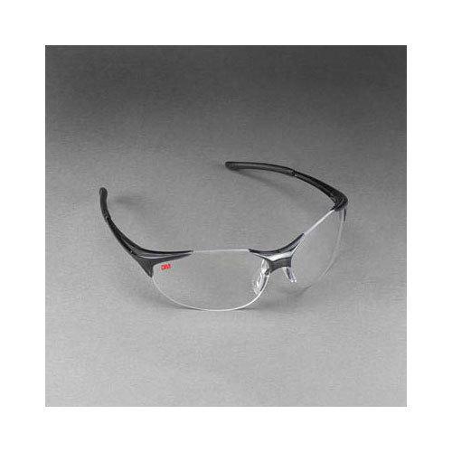 3m protective eyewear gray frame clear scratch resistant lens 37113