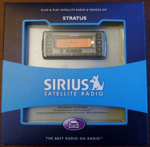 New sirius xm stratus (sv3-tk1r) sirius satellite radio &amp; vehicle kit