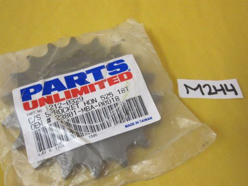 Parts unlimited 1212-0329 steel front sprocket 18t
