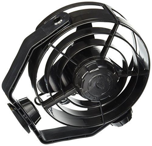 Hella 003361012 &#039;3361 series&#039; 24v dc 2 speed turbo fan with black housing