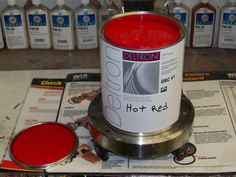 Ppg deltron 2000 dbc73753 hot red hot licks color card urethane basecoat paint