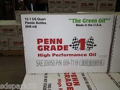 Brad penn penn-grade 1 partial synthetic sae 20w-50 high performance oil 12/1qt