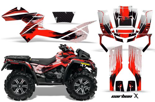 Can-am outlander xmr graphic kit 500/800 amr decal atv sticker part carbon r