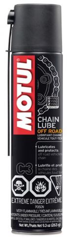 Motul usa c3 chain lube 9.30 oz aerosol p/n 103245
