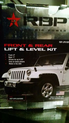Rbp jeep ft+rear lift and level kit