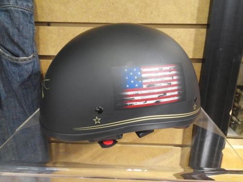 Fulmer 1812 graphic new half helmet xxl flat black motorcycle af90026812 new