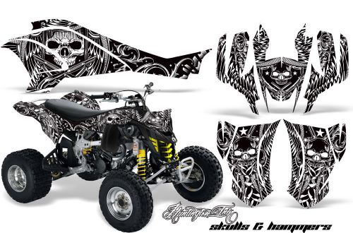 Can am amr racing graphics sticker kits atv canam ds 450 decals ds450 08-12 hmrs